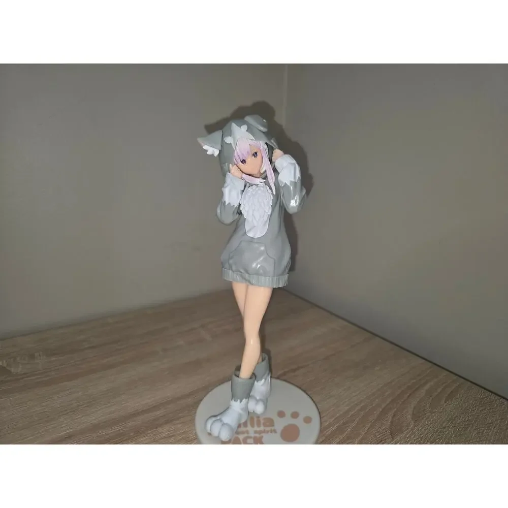 Rezero Emilia Hooded Kawaii Ver. Figurine 8.5
